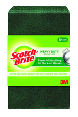 Scotch-Brite Heavy Duty Scouring Pad 8 Pack – Garage and Workshop Scrubber for Tools, Workbenches, and DIY Projects