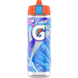 Gatorade Gx Squeeze Water Bottle Gift for Student Athletes, 30oz with Personalized ID Ring