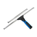 Unger Professional 18" and 12" Window Squeegee – Polished Glass Cleaner for Stylish Bathroom Mirrors and Shower Doors