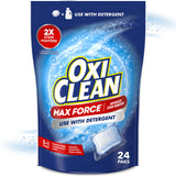 OxiClean Max Force Power Paks – Chlorine-Free Stain Remover Safe for Baby Skin and Sensitive Fabrics, 24 Count