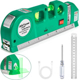 AikTryee 3-in-1 Laser Leveler Kit – Thoughtful Birthday Gift for Dad, Husband, or the Handyman Who Has Everything