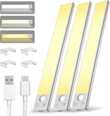 LumenGlow Rechargeable Counter Light – Tool Free Semi Flush Mount for Clutter Free Small Spaces, 8 and 12 Inch