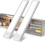 LumiGlow Motion Sensor Light 2 Pack – Thoughtful Housewarming Gift for New Homeowners, Rechargeable Wireless LED
