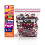 Hefty Expand and Fill Sandwich Bags – Durable On-the-Go Food Storage for Hikers and Campers, 130 Count