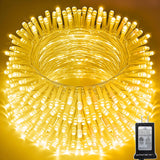 Lumify 328ft Flameless LED String Lights – Auto Timer, No Fire Risk for Bedrooms and Homes
