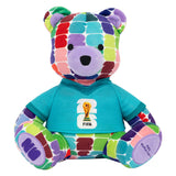 Jazwares FIFA World Cup 2026 10-Inch Colorful Bear Plush – Birthday Gift for Soccer Fans, Official Collectible for Men and Women