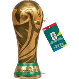 Jazwares FIFA World Cup 2026 10-Inch Plush Trophy - Toddler-Friendly Soccer Plush for Nursery and Family Room Play