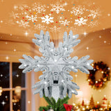[Brand Name] LED Snowflake Tree Topper – Flameless Christmas Lighting Alternative to Candles, Cool-to-Touch Housing for Family Rooms