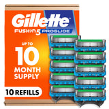 Gillette Fusion5 ProGlide Men's 5-Blade Razor Blade Refills with Precision Trimmer – Thoughtful Holiday Gift for Dad and Husbands, 10 Count