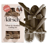 Kitsch Satin Heatless Curling Rod – Time-Saving Overnight Curler for Busy Professionals and Morning Routines