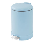 Glad Small Hands-Free Garbage Can – Compact Metal Waste Basket for Desk-Side Use During Remote Work