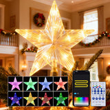 Lumicharm Child-Safe Christmas Star – Flame-Free Tree Topper for Kids' Bedroom and Playroom
