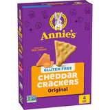 Annie's Gluten Free Cheddar Crackers – Mindful Snacking Choice for Health-Conscious Adults, 4 oz