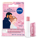 NIVEA Rose Meringue Lip Balm – Regency-Inspired Luxury Lip Care for the Dressing Table, Collectible 3-in-1 Moisturizing Stick