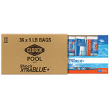Clorox Pool&Spa Shock XTRABLUE Plus Spa-Like Pool Wellness, Crystal-Clear Granular Chlorine for Therapeutic Backyard Swim Rituals