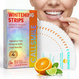 CALLSMILE Whitening Strips for Sensitive Teeth – Enamel-Safe 6% Hydrogen Peroxide Formula with No Gel Trays or Rinsing