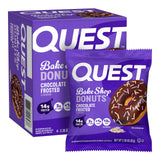 Quest Nutrition Bake Shop Chocolate Frosted Donuts – Travel-Ready Protein Snack for Road Trips and Flights, 9 Count