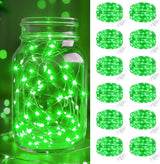 btfarm Battery Operated Fairy Lights – Flameless LED String Lights 12 Pack, Child and Pet Safe for Bedroom, Nursery and Family Living Spaces