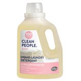 The Clean People Liquid Laundry Soap - Fragrance Free for Kids Clothes and Bedding, 200 Load Family Size