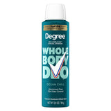 Degree Men Whole Body Deodorant Spray Ocean Chill – One-Step Aluminum Free Deodorant for a Cleaner Grooming Shelf