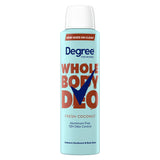 Degree Women Deodorant Spray Coconut Scent Aluminum Free 72H One Can Whole Body Simplicity