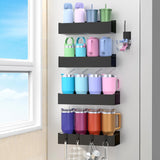 Nimble Living Magnetic Tumbler Organizer – Quick-Access Fridge Storage for Stanley Cups in Home Office