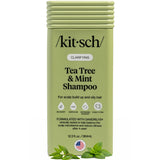 Kitsch Clarifying Tea Tree & Mint Shampoo – Post-Workout Deep Cleanse for Gym-Goers, Locker Room and Travel Shower