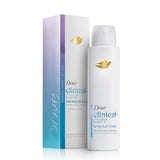 Dove Clinical + Care Original Clean Dry Spray Antiperspirant with Nourishing Serum – Dermatologist-Tested Sensitive Skin Deodorant, Post-Shave Safe, 3.8 oz