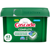 Cascade Complete Dishwasher Pods – Uncluttered Countertop Solution, Water-Soluble Fresh Scent Pods