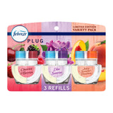 Febreze Fade Defy PLUG Refills – 3-Pack No-Spray Spring Scent Trio for Clutter-Free Living
