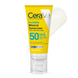 CeraVe Invisible Mineral Sunscreen SPF 50 – Barrier-Repair Daily Ritual for Sensitive Skin