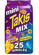 Takis Mini Bite Size Chips – Kid-Friendly Lunchbox Filler and Birthday Party Favor, Assorted Fuego and Blue Heat