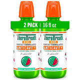 TheraBreath Kids Anticavity Rinse, Organic Watermelon, No Alcohol or Artificial Dyes – Daily Fluoride Mouthwash for Children's Toothbrushing Routine