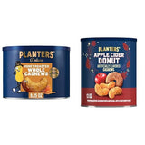 PLANTERS Salted Roasted Cashews – Gym Bag Snack for Active Wellness Routines, Resealable Canister