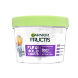 Garnier Fructis Flexi Hold Curls Gel – Pampering Mother's Day Gift for Mom with Curly Hair, 100-Hour Moisture Gel 12.5 Fl Oz
