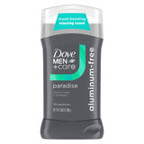 DOVE MEN + CARE Aluminum-Free Deodorant Stick, Clean White Design for Uncluttered Bathroom Counters, 72h Odor Protection, 3 oz