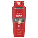 Old Spice Legacy Body Wash for Men – Post-Trail and Gym Shower Body Cleanser with Long-Lasting Cedar Scent, 24 oz