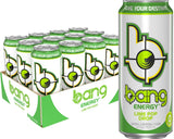 Bang Energy Lime Pop Drop – Endurance Boosting Beverage for Trail Runs and Outdoor Training, 16-Ounce Pack of 12