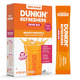 Dunkin' Refreshers Singles To Go! Powdered Drink Mix Packets, 40 Ct Variety Pack, Zero Sugar Daily Hydration for Health Goals