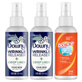 Downy Wrinkle Release Spray Bundle – Road Trip Adventure Pack, Freshen Clothes Anywhere You Park