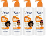 Dove Kids Hair Love Curly Hair Set – Sulfate-Free Wash Day Care for Sensitive Scalps, Bath Time Routine for Ages 3 and Up