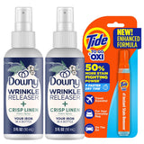 Downy Wrinkle Release Spray 3-Pack – Space-Saving Wrinkle Solution for Studio Apartments and Closets