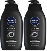 NIVEA MEN Real Madrid Charcoal 3-in-1 Shower Gel – Calming Vanilla Bourbon Self-Care Ritual After the Game