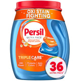 Persil Ultra Pacs Advanced Clean Oxi+Odor Power Laundry Detergent for Clutter-Free Laundry Rooms and Intentional Home Design, 60 Count