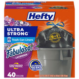 Hefty Strong Drawstring Garbage Bags – Simple, Streamlined Liners for an Intentional Home, 33 Gallon