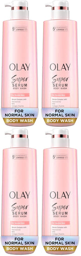 Olay Super Serum Body Wash Phthalate-Free, Minimalist All-in-One Daily Wash
