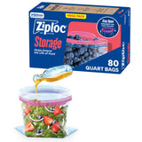 Ziploc Quart Stand-Up Reusable Bags – Intentional Pantry and Kitchen Storage for Clutter-Free Homes