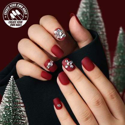 Teenitor Short Press On Nails – Luxury 24-Pack Set With Matte and Glossy Finishes, 2+ Week Wear