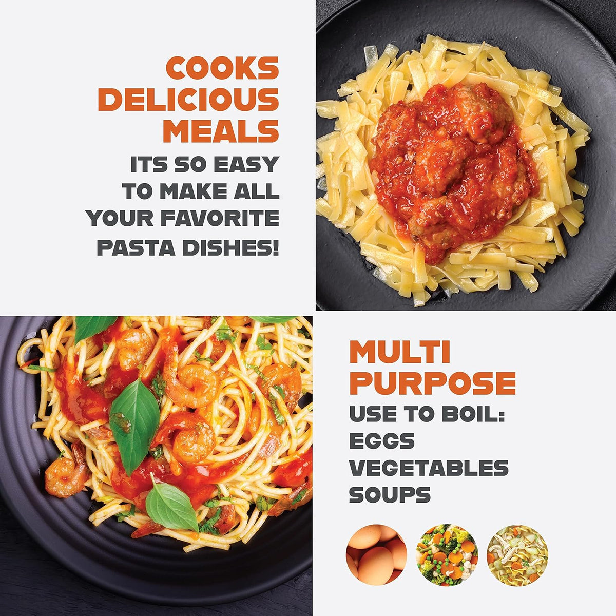 tempered glass lid for visible, heat-retaining cooking