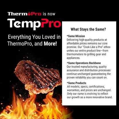 TempPro TempSwift Digital Meat Thermometer Gift for Dad, Thoughtful Present for Grill Masters and Home Cooks